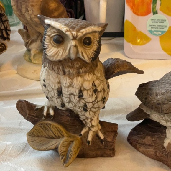 Set of 2 vintage Japan owl figurines - Picture 2 of 6